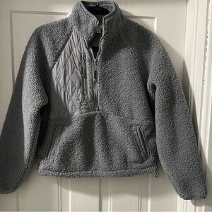 JoyLab Fleece Jacket in Gray